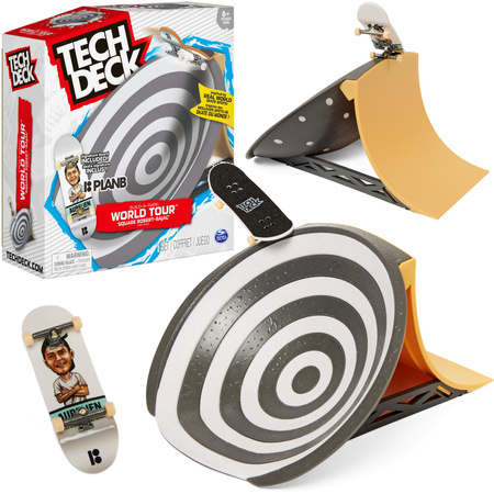 Tech Deck Build-a-park World Tour Square Robert-Bajac Rampe + Skateboard