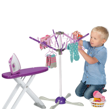 Bügelbrett Bügeleisen Trockner Korb groß Kinderset