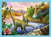 Puzzle 4in1 Einzigartige Dinosaurier 71 Teile
