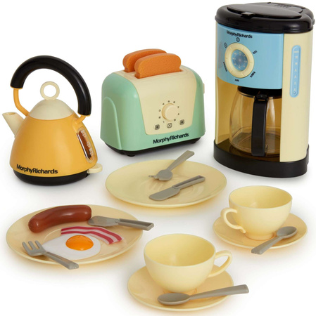 Casdon Frühstücks Set Morphy Richards Wasserkocher Kaffeemaschine Spielfutter