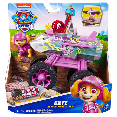 Paw Patrol Rescue Wheels Fahrzeug/Jetski + Skye-Figur