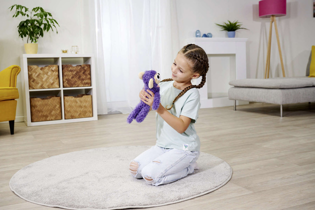 ScreamerZ Interactive Screamer Maskottchen Lila Affe mit Sound