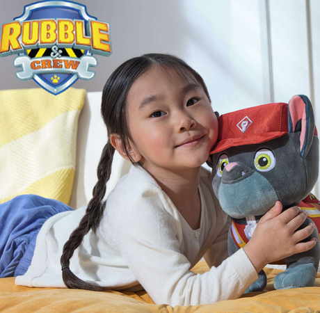 Paw Patrol Maskottchen Charger Plüsch Rubble und seine Crew 30 cm