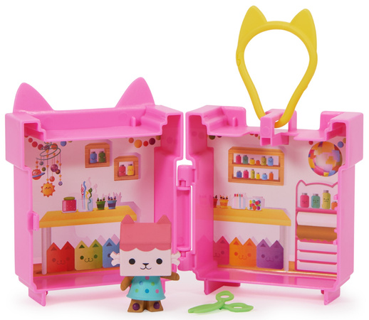 Gabby's Cat House rosa Minibox Zimmer 5 Elemente Gabby's Dollhouse
