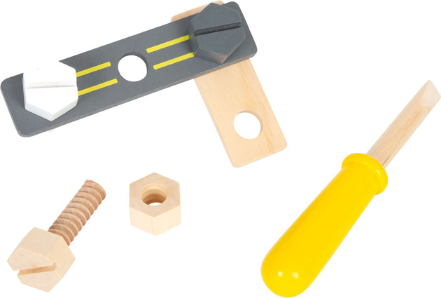 Kleiner Fußgürtel mit Holzwerkzeugen