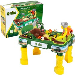 Pädagogischer Wassertisch und Sandkasten 2-in-1 John Deere Farm Farmhouse