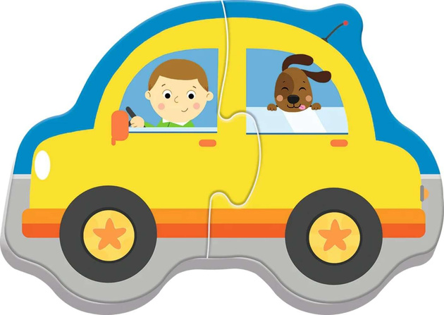 Trefl Baby Classic Dickes Puzzle Fahrzeuge Transport