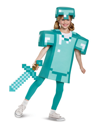 Minecraft Diamant Schwert Waffe 51 cm Karneval Kostüm