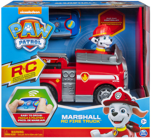 Spin Master Paw Patrol Ferngesteuertes RC-Feuerwehrauto Marshall