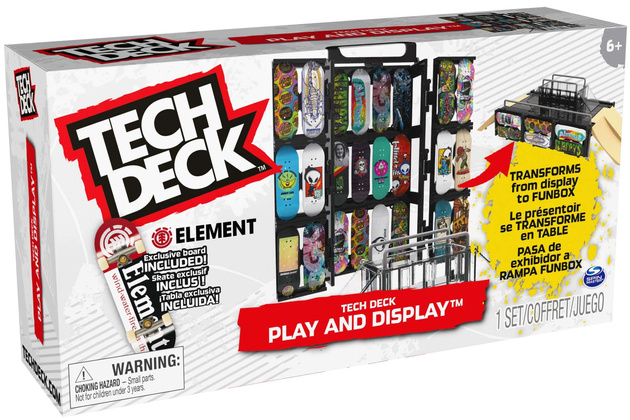 Tech Deck Ramp Fingerboard Element Box Set Spielen und Anzeigen