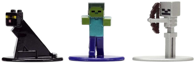 Minecraft Set mit 18 Metall-Sammelfiguren