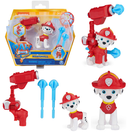 Paw Patrol Die Movie marshall-Figur mit Raketenwerfer 
