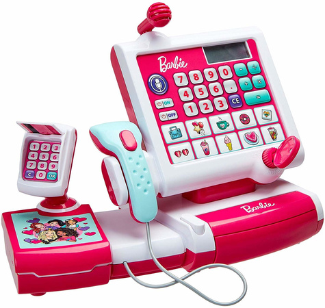 Klein 9339 Ladenkasse mit Scanner Barbie