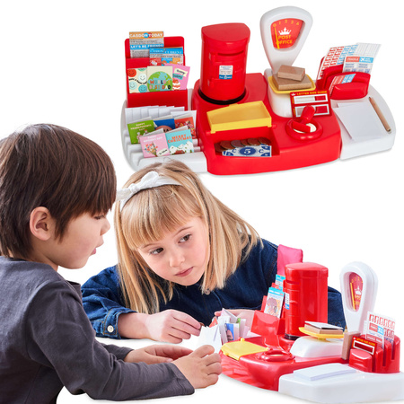 Spielzeug-Postamt Standkarte Gewicht für Kinder + Zubehör 30 Stück