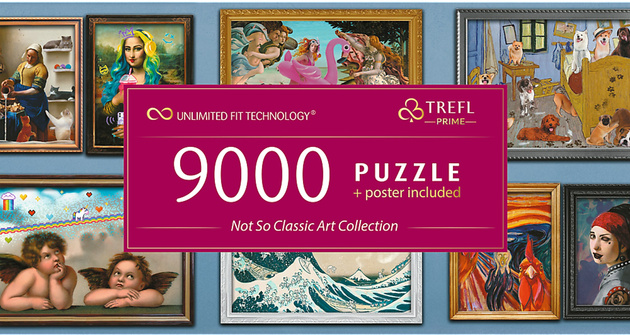 Puzzle 9000 Nicht so klassische Kunstsammlung UFT
