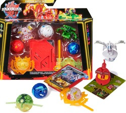 Set Bakugan Battle Pack Strategy Game + Bruiser Figuren 2x Dragonoid Hammerhead Nillious