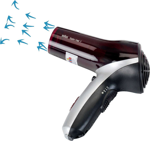 BRAUN Friseurset 7in1 für Kinder Haartrockner Klein Glätteisen + Clips