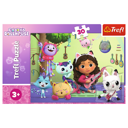 Trefl Puzzle 30 Katzenhaus Gabi und ihr süßes kleines Haus 3+