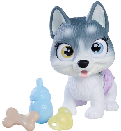 Pamper Petz Husky Hund aus der Windelbande 20 cm + Zubehör