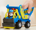 Paw Patrol Rubble und seine Crew Rubble&Crew Rubble Bagger Gelb Bulldozer Baufahrzeug mit Figur 6cm