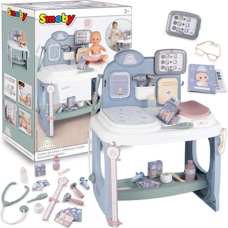 Baby Care Baby-Puppenpflegezentrum + 24 Zubehörteile
