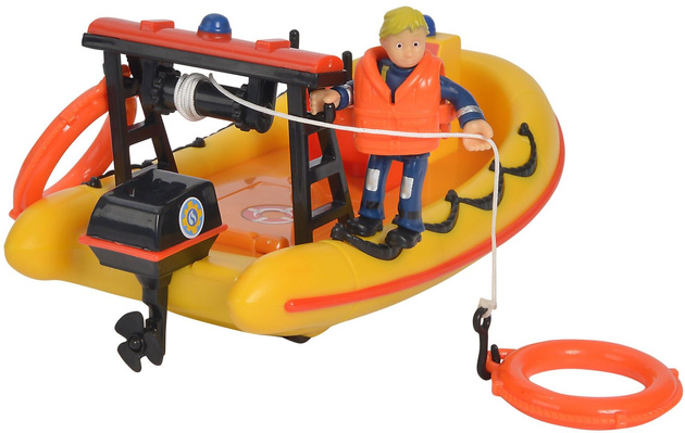 Simba Fireman Sam Rettungsboot Neptun Neptun Motorboot+Penny Figur+Zubehör