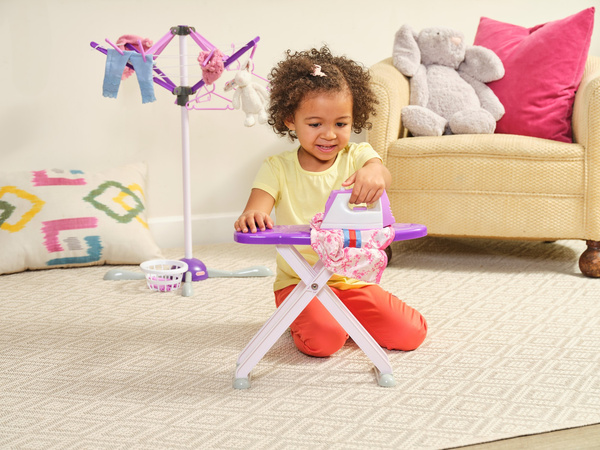 Bügelbrett Bügeleisen Trockner Korb groß Kinderset