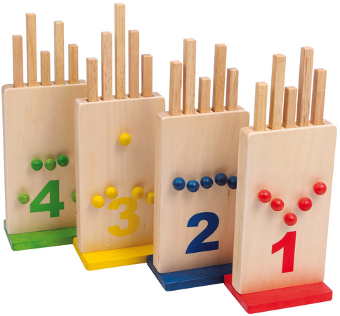 Das hölzerne Arcade-Spiel Ruddy Holes