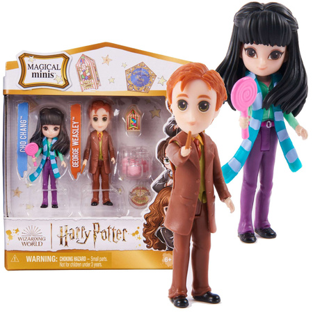 Harry Potter figurenset Cho Chang und Schorsch Weasley + Zubehör
