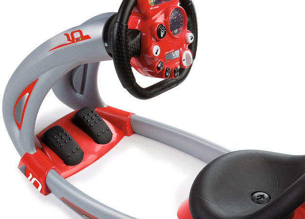 Smoby V8-Fahrerauto-Simulator für Kinder mit beweglichen Pedalen