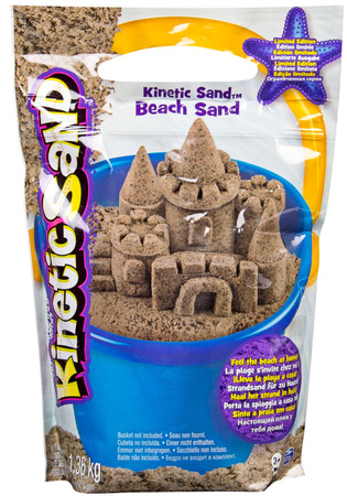 Brauner Kunststoff Kinetic Sand Kinetic Sand Strandsand trocknet nicht aus 1,36 kg 3+