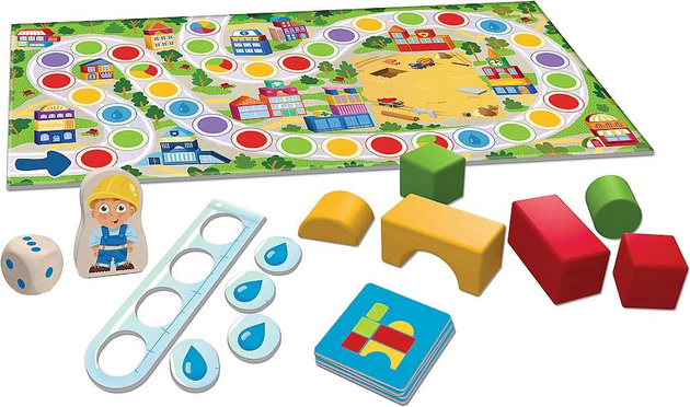 1. Spiel Brettspiel Little Builder