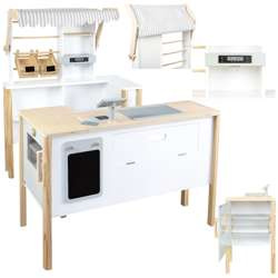 Kleiner fußfrischer Kindermarktstand, Küche, Café, Stand, Imbissstand, Kiosk 
