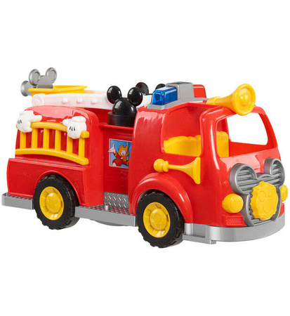 Micky Maus Großes Feuerwehrauto Interaktive Fahrzeugfigur Pluto Mickey Disney Licht und Ton