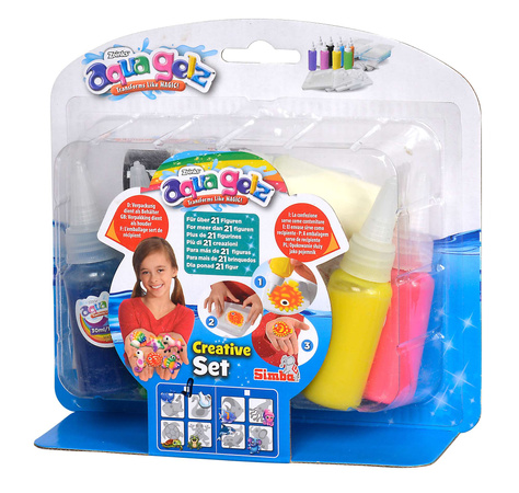 Aqua Gelz Creative Set 7 Farben Gele + Formen