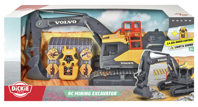 Ferngesteuerter Volvo Construction Bagger mit Licht und Ton