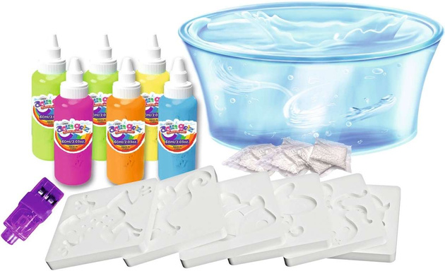 Aqua Gelz Großes Kreativ-Set Deluxe leuchtet im Dunkeln