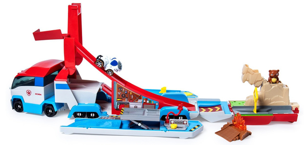 Paw Patrol Vehicle Transporter Transforming Patrolman 2-in-1-Werfer