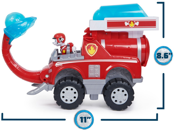 Paw Patrol Jungle Pups Deluxe Fahrzeug Marshall Elefant + Figurenset