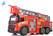 Dickie Volvo Big Red Fire Engine Riesenrettungswagen 51cm Licht Sound