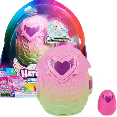 Hatchimals Rainbow-cation Familienhaus mit Figuren großes gelbes Ei