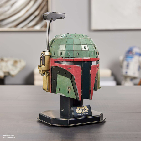 Puzzle 4D Build Star Wars Boba Fett 3D Modell Helm zum Zusammenbauen