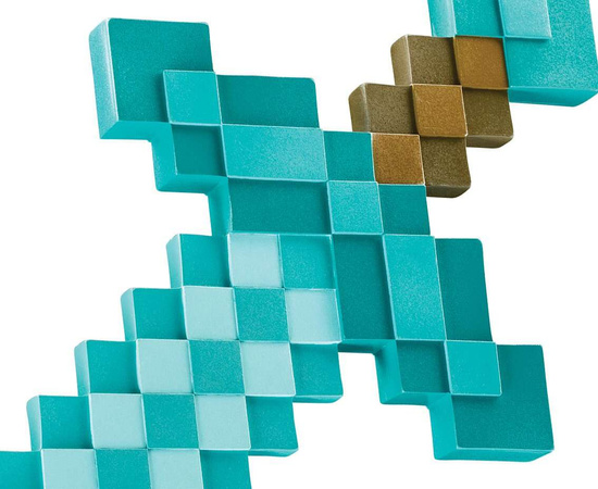 Minecraft Diamant Schwert Waffe 51 cm Karneval Kostüm