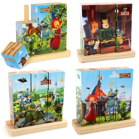 Kleiner Fuß Holzpuzzle Zinn-Ritter
