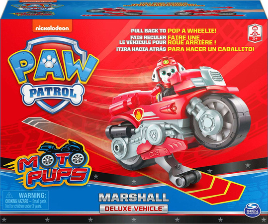 Paw Patrol Moto Pups Marshall Figur und Motorrad deluxe Spin Master