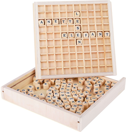 Small Foot Educate Buchstaben und Wörter Lernspielzeug aus Holz