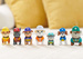 Paw Patrol Rubble und seine Crew Großer Satz von 7 Figuren Cartoon-Figuren