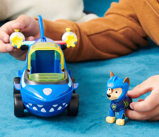 Spin Master Paw Patrol Aqua Pups Hai-Fahrzeug-Set mit Chase-Figur