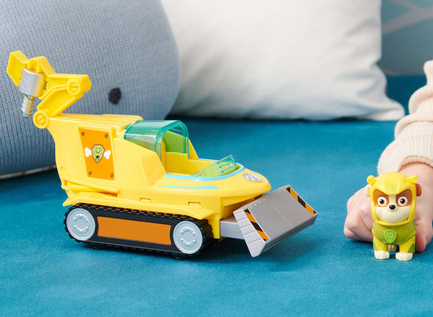 Spin Master Paw Patrol Aqua Pups Hammerfisch-Fahrzeugset mit Rubble-Figur