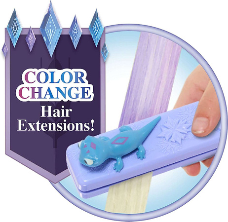 Deluxe Princess Disney großen Kopf Styling und Kämmen Puppe Elsa Die Eiskönigin +Zubehör